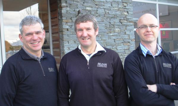 Rilean Construction registered Quantity Surveyors (L to R) Tom Berliner, Steve McLean and Mick Moffatt